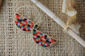 Beaded Patchwork Circle Earrings | Sweet Escape