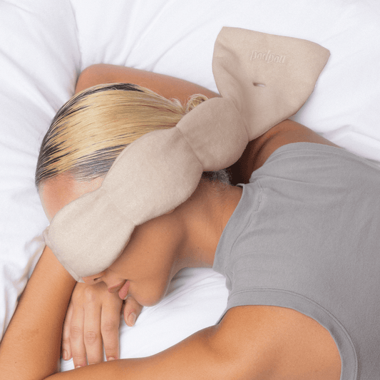 Latte Weighted Sleep Mask - Eye Mask