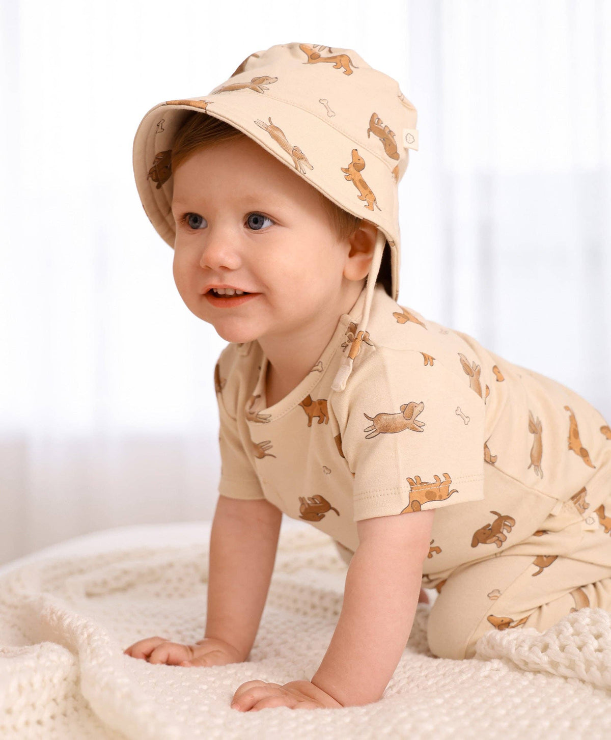 Cotton Bucket Hat | Dachshund Dog