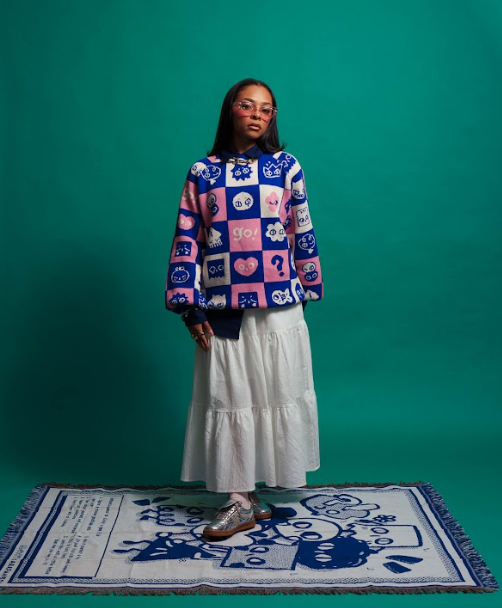 Shinyuu | Kniit Jacquard Sweater