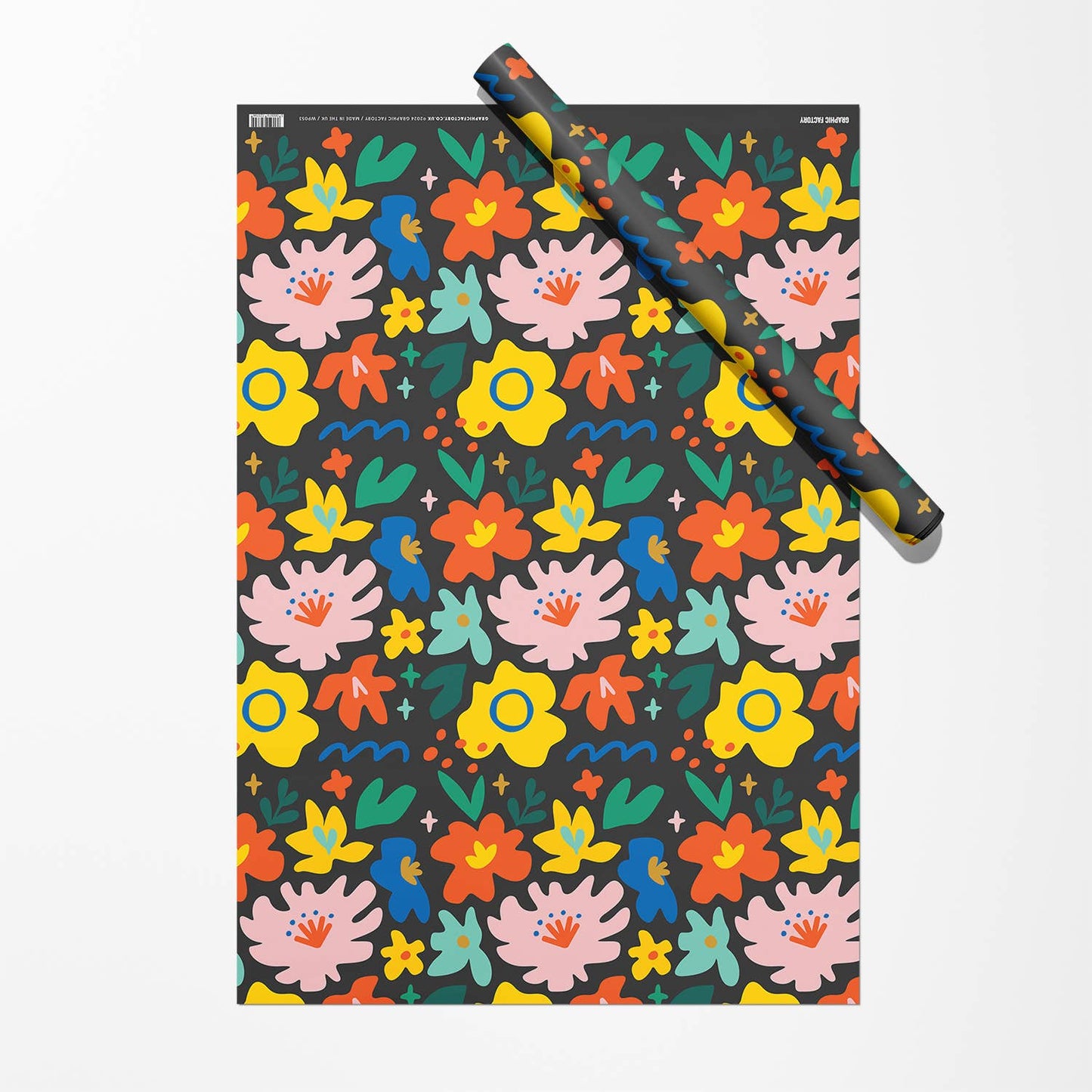 Flowers Gift Wrap | 1  Sheet