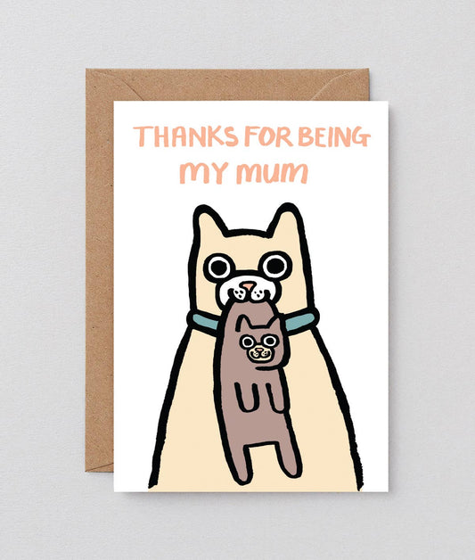 ‘Thanks For Being My Mum’ Mother's Day Card