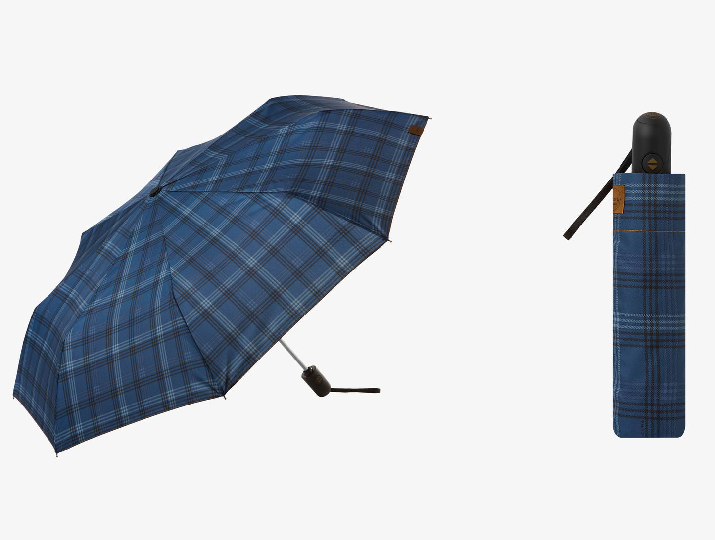 Tartan Folding Windproof Umbrella | Various Styles