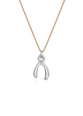 New Moon Silver Necklace | Wishbone