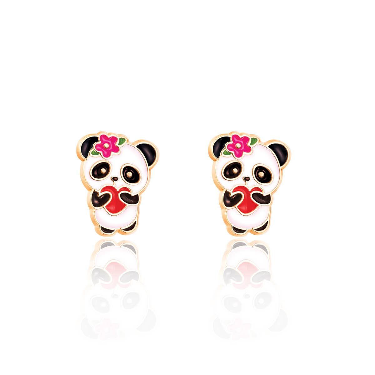 Panda Love | Stud Earrings
