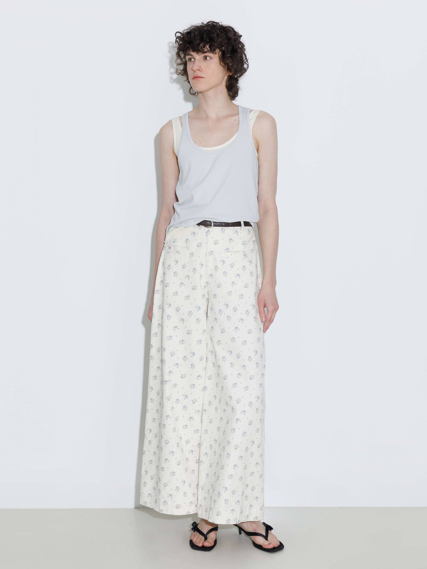 Floral Wide Leg Pants