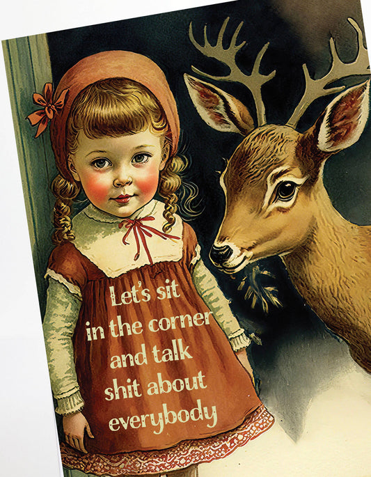 Let's Talk Shit | Greeting Card