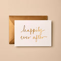 happily ever after | wedding card