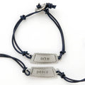 Peace Bracelet - Reversible Hebrew version