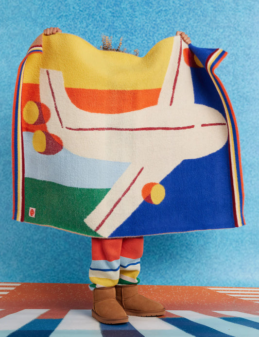 Beep Beep | Knit Baby Blanket