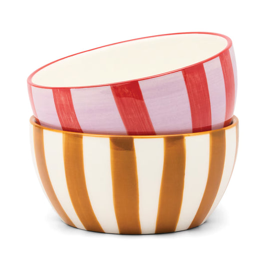 Bella Dipping Bowl Set | Lilac, Rust & Ochre
