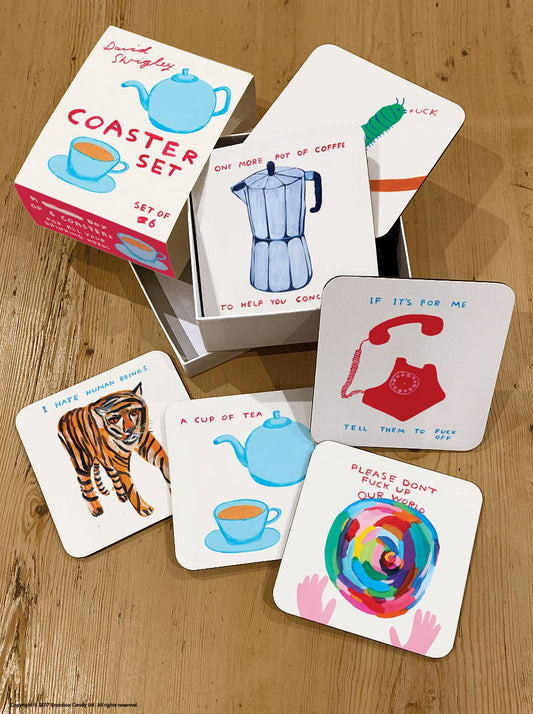 David Shrigley x Coaster Set | Set of 6