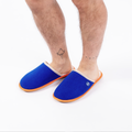Corduroy Slippers | Electric Blue