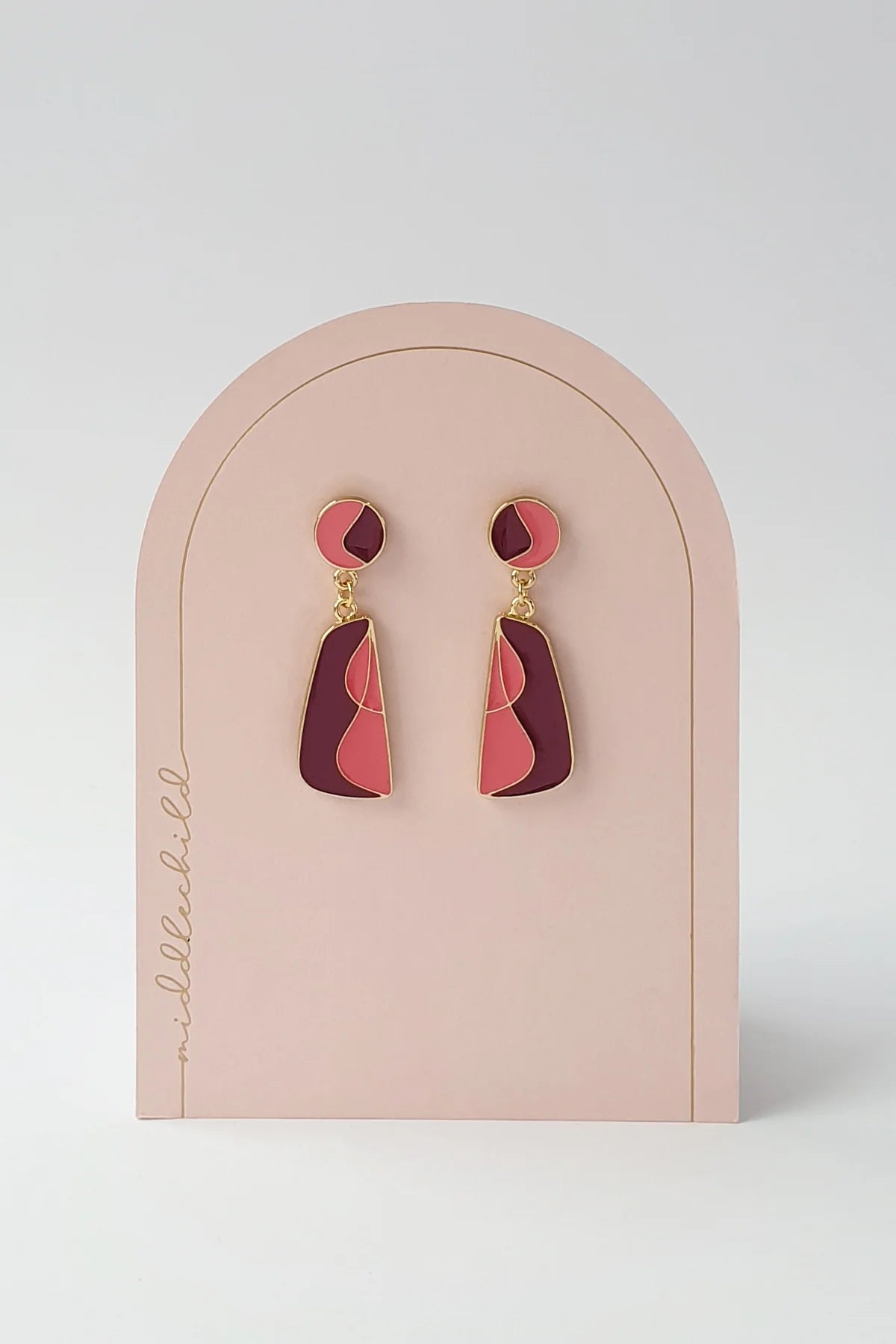 Sashay Earrings | Bordo