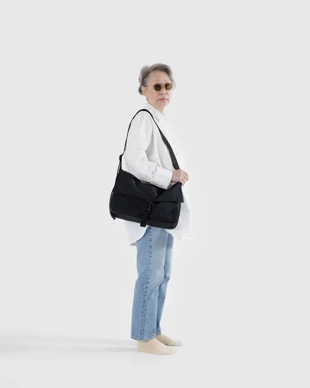Nylon Messenger Bag | Various Colours
