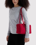 Nylon Bowler Bag | Cherry