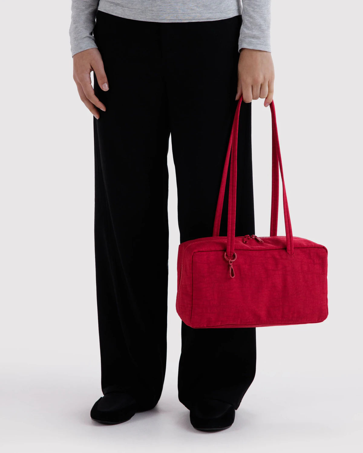 Nylon Bowler Bag | Cherry