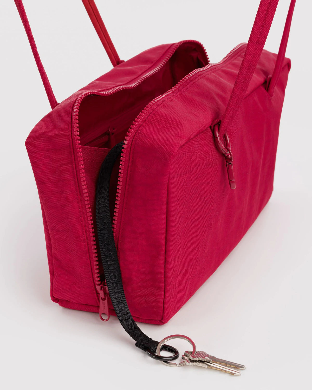 Nylon Bowler Bag | Cherry