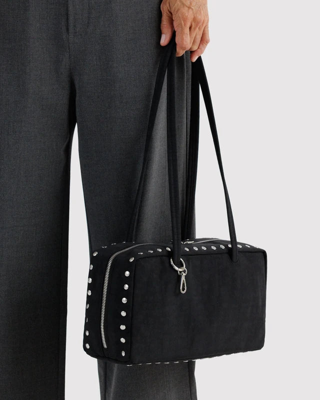 Nylon Bowler Bag | Studs