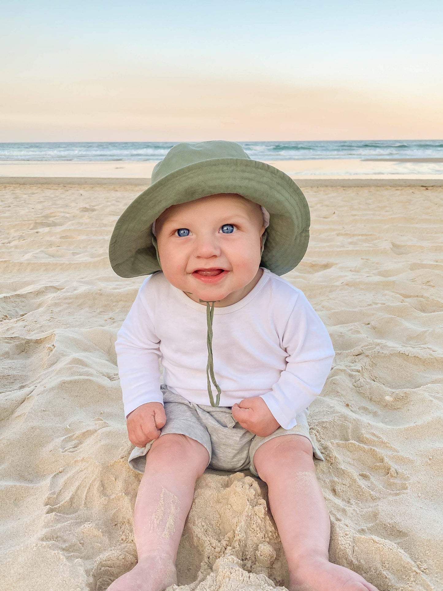 Baby Cotton Sun Hat | Various Colours