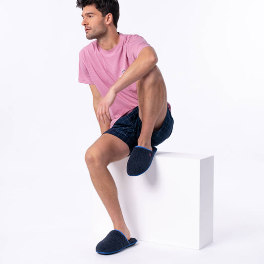 Sherpa Slippers | Navy