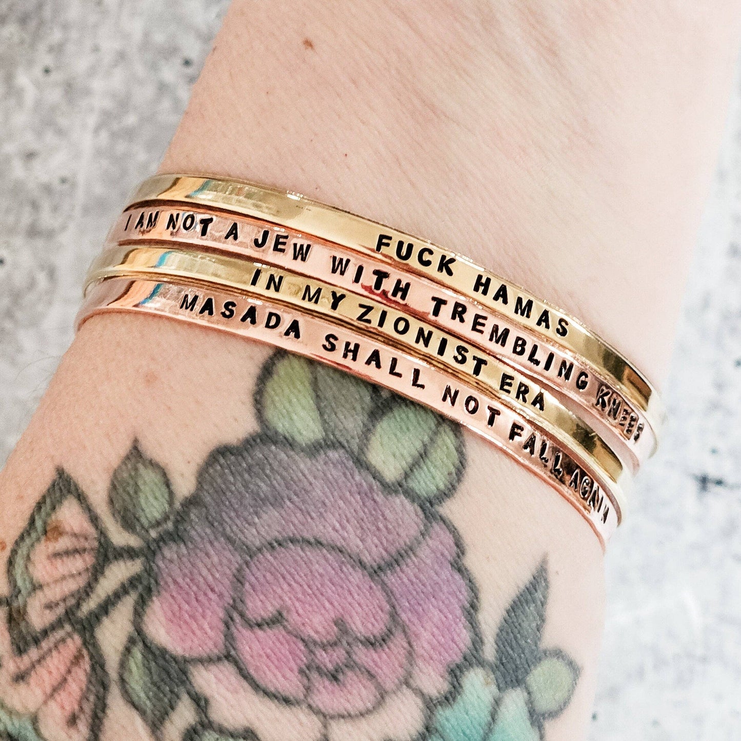 Fuck Hamas | Cuff Bracelet