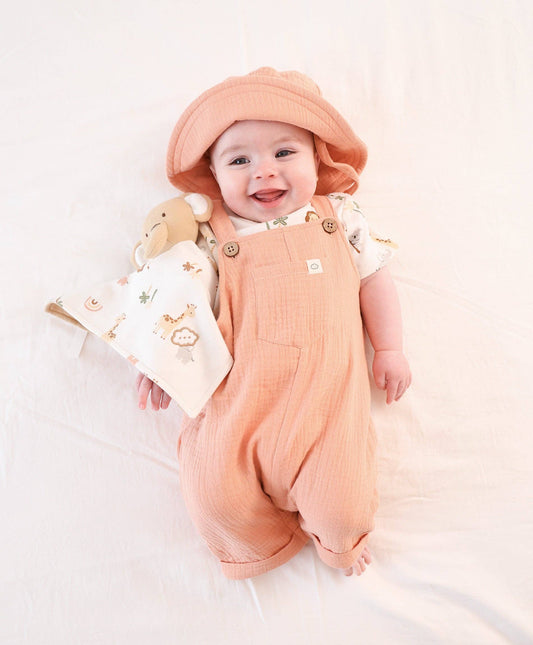 Cotton Muslin Bucket Hat | Clay