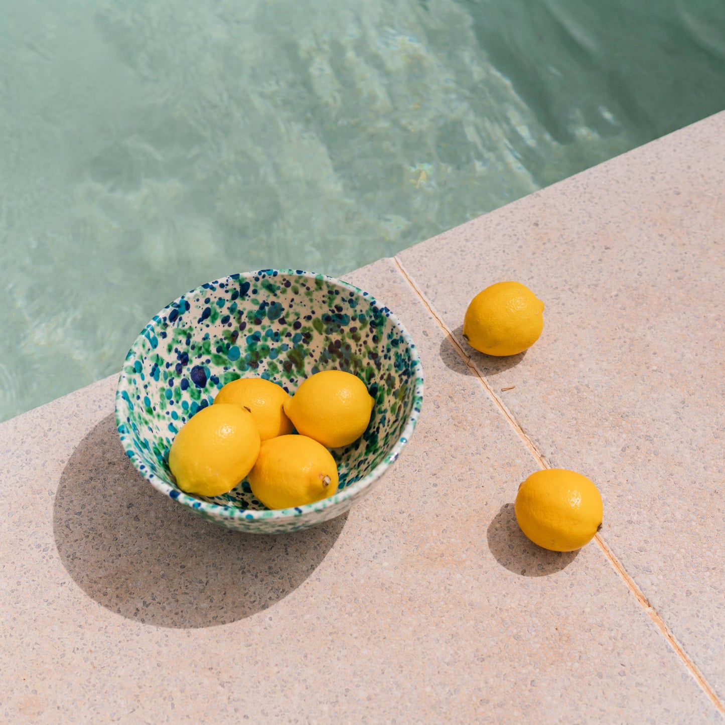 Large Ceramic Salad Bowl | Coral