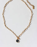 Druzy Obsession Paperclip Chain Necklace