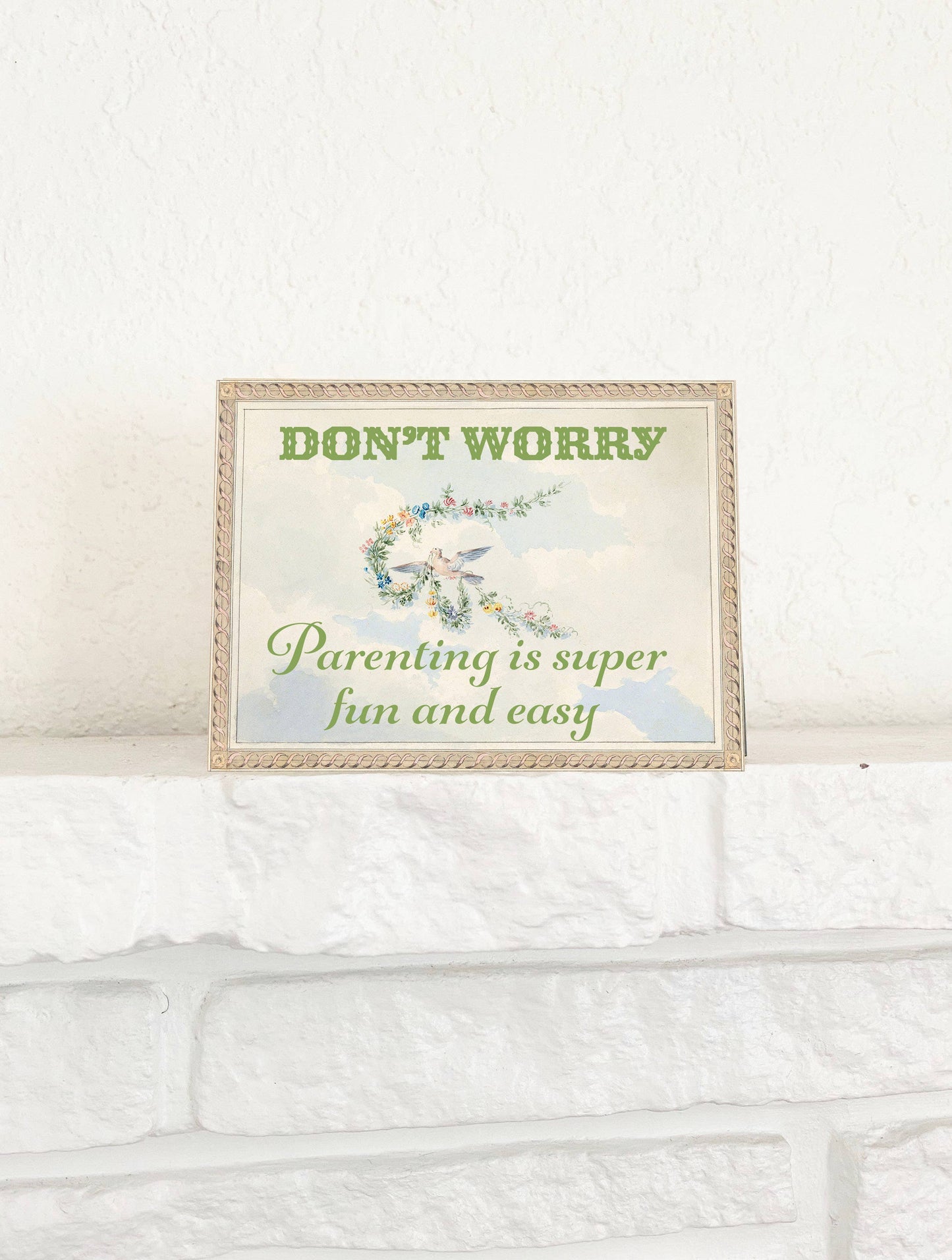 Parenting is Easy and Fun | Greeting Card