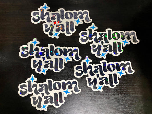 Shalom Y'all | Vinyl Sticker