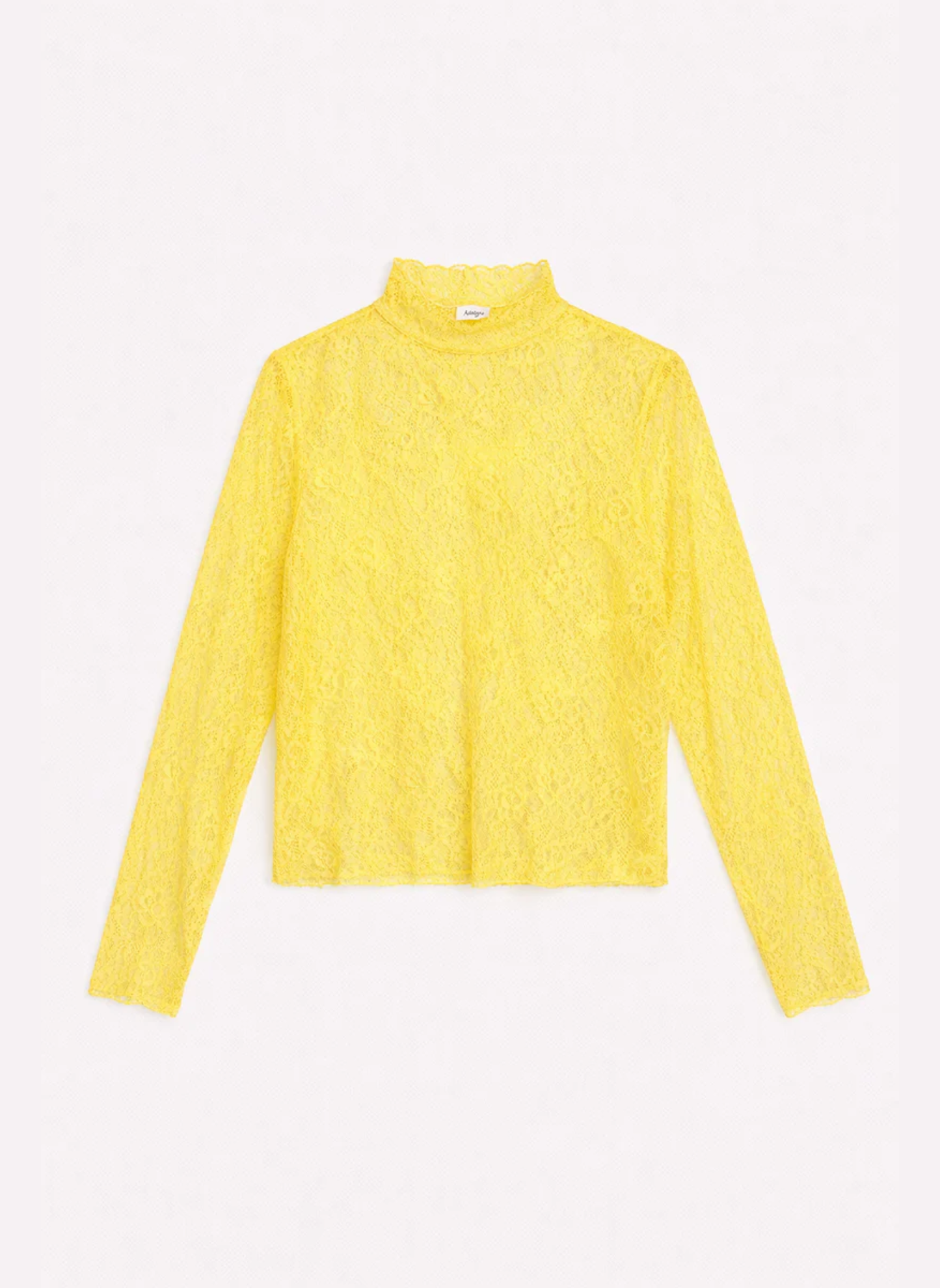 Alibany Lace Shirt | Yellow