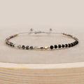Pastel Gold Bead Slider Bracelet | Various Colours