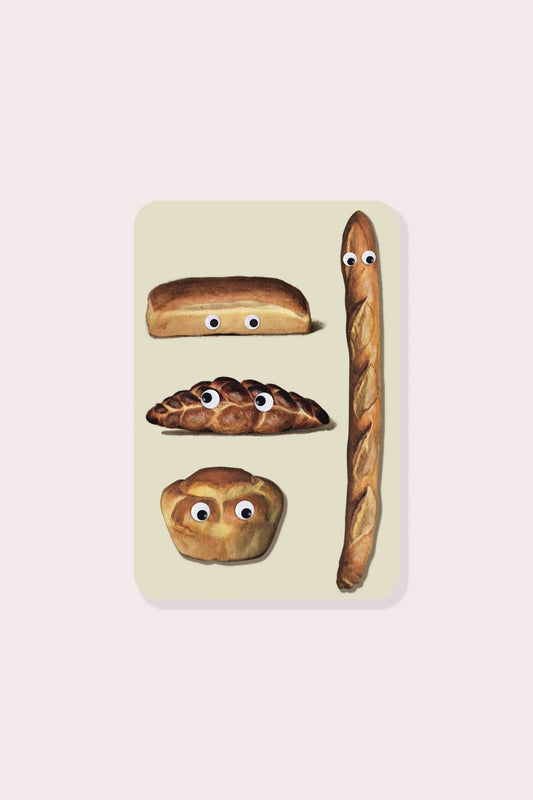 Vinyl Sticker | Googly Bread