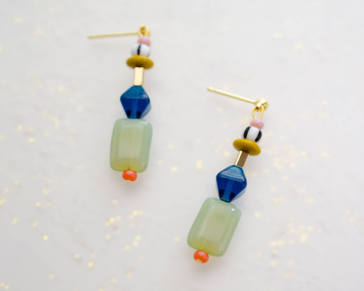 September Dangle Earrings | Multicolour
