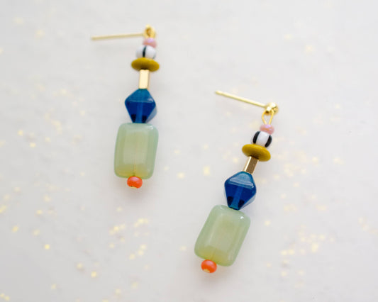 September Dangle Earrings | Multicolour