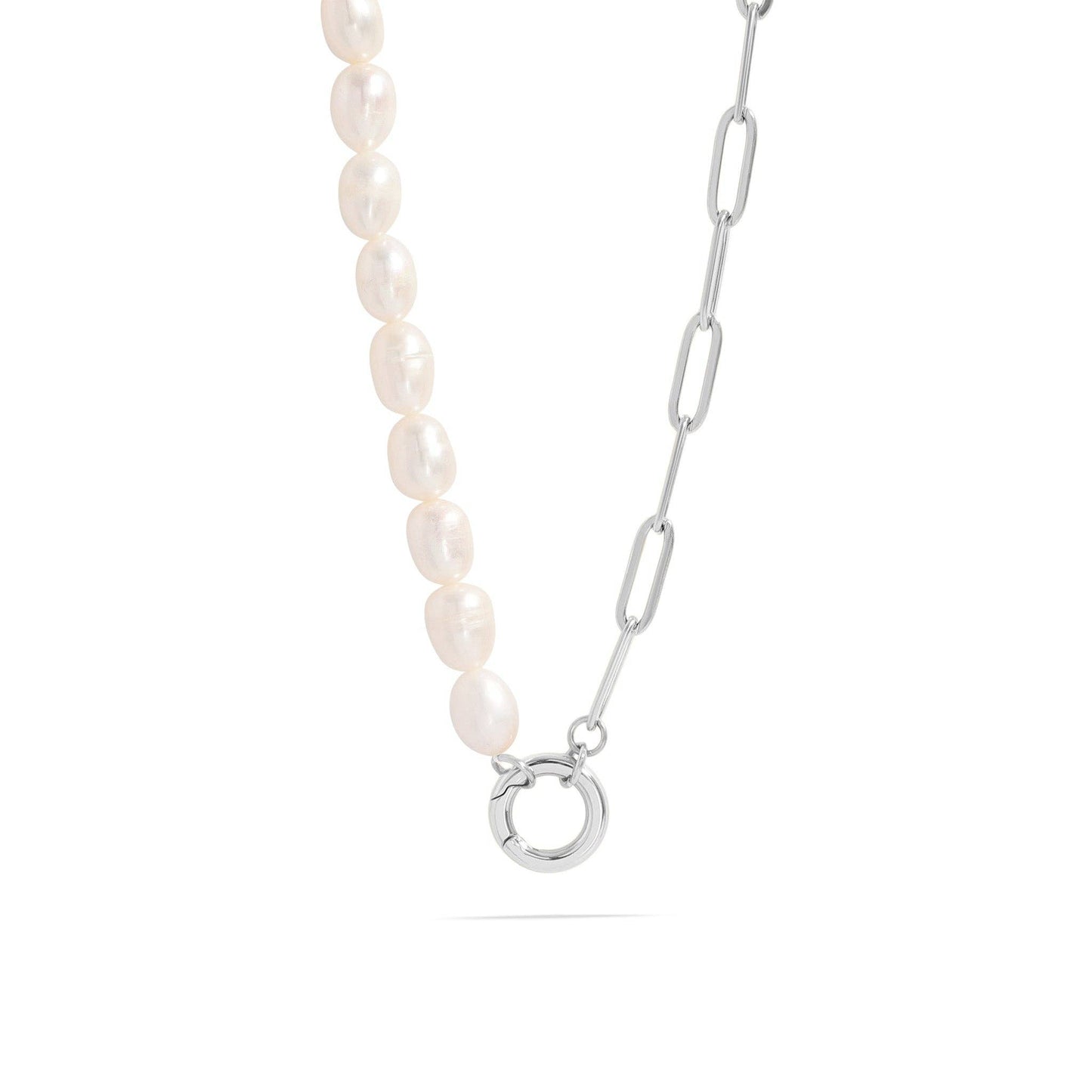 Freshwater Pearl  Split Chain Necklace | various colours