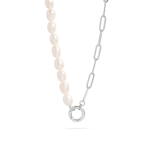 Freshwater Pearl  Split Chain Necklace | various colours