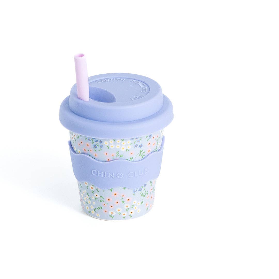 Blue Floral Cup | 4oz