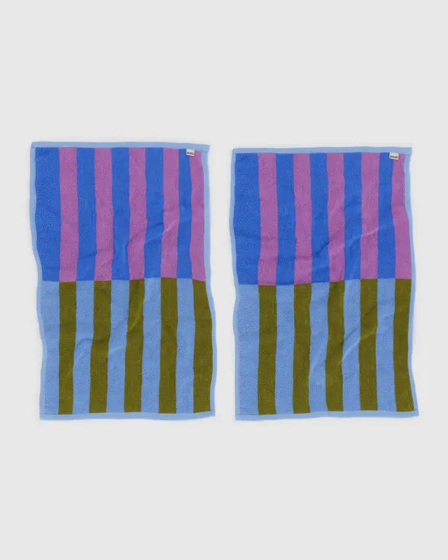 Hand Towel Set of 2 | Cabana Stripe Mix