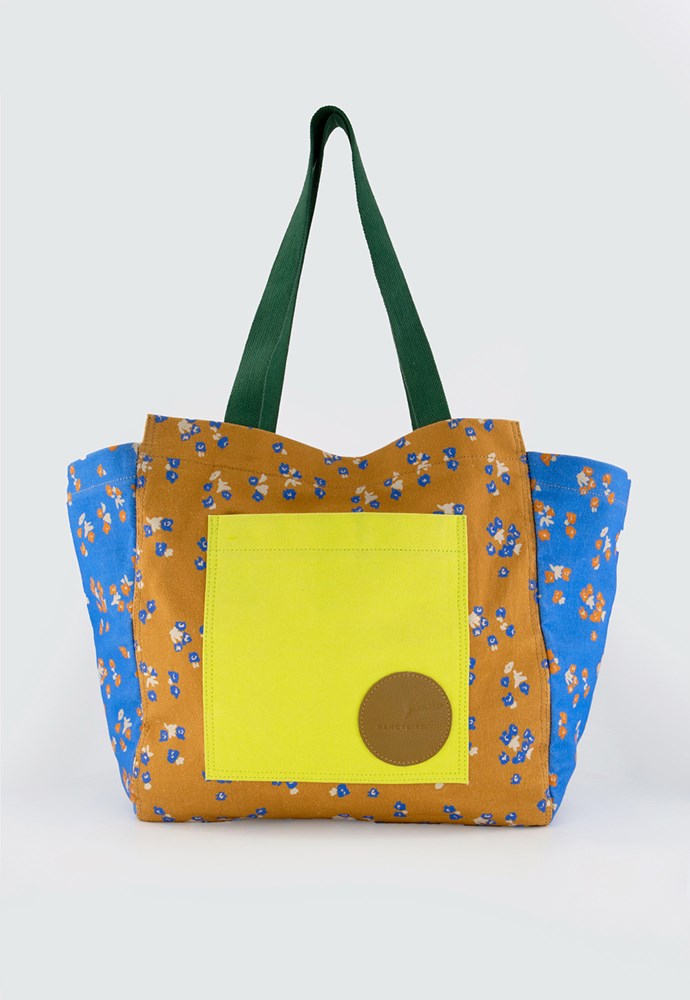 Colourblock Carryall | Mini Flowers