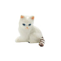 Ceramic White Cat Sitting