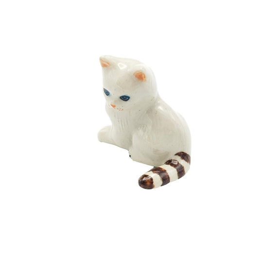 Ceramic White Cat Sitting