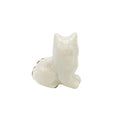 Ceramic White Cat Sitting