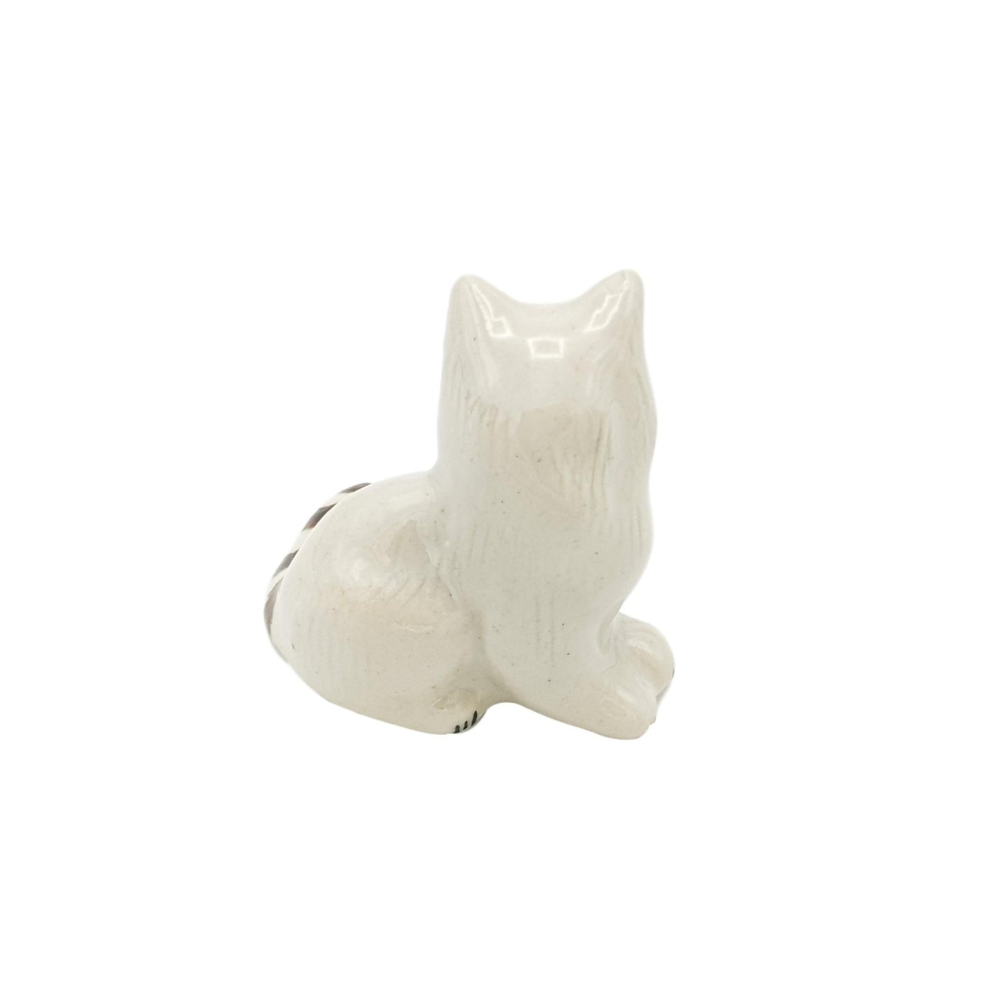 Ceramic White Cat Sitting