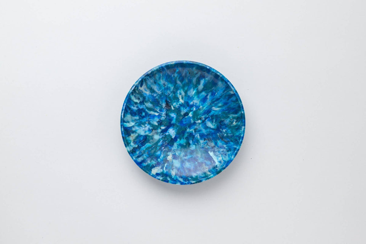 Round Serving Tray | Blue
