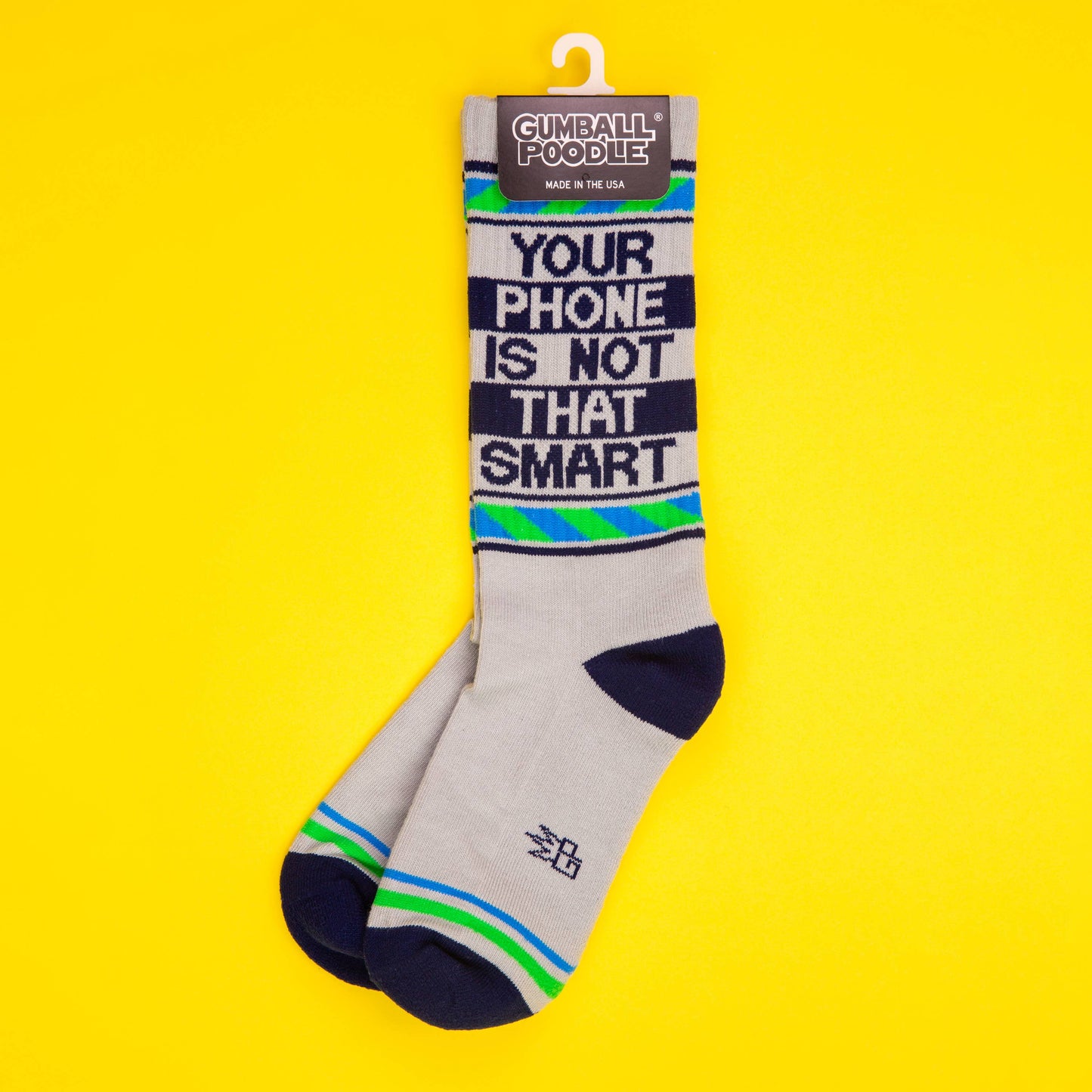 Your Phone Is Not That Smart | Gym Crew Socks