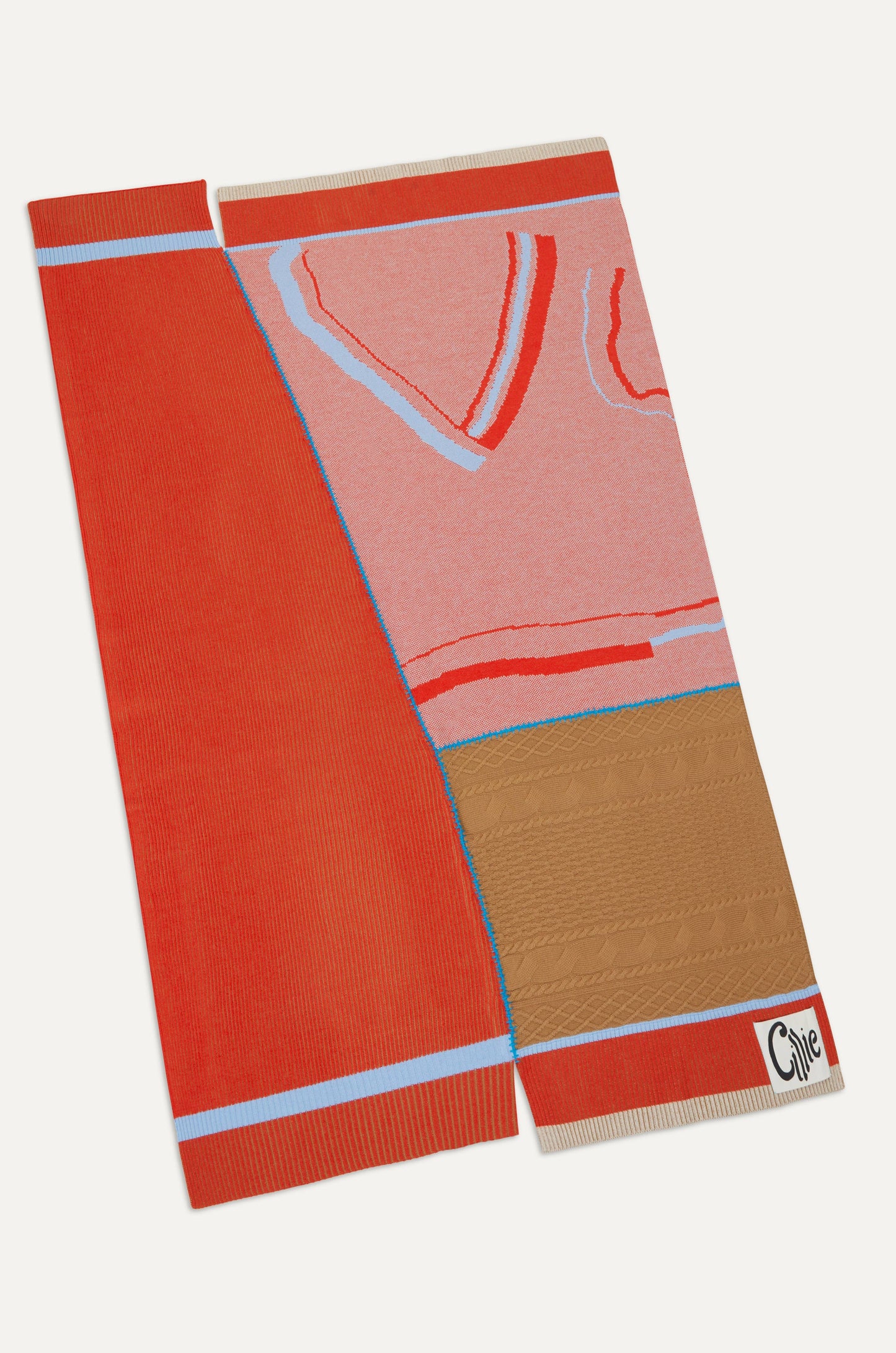 Knitted Patchwork Throw | Poppy