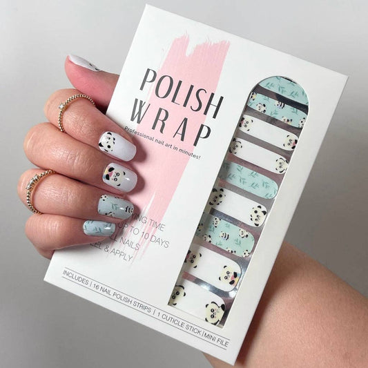 Panda Bear | Kids Nail Wrap