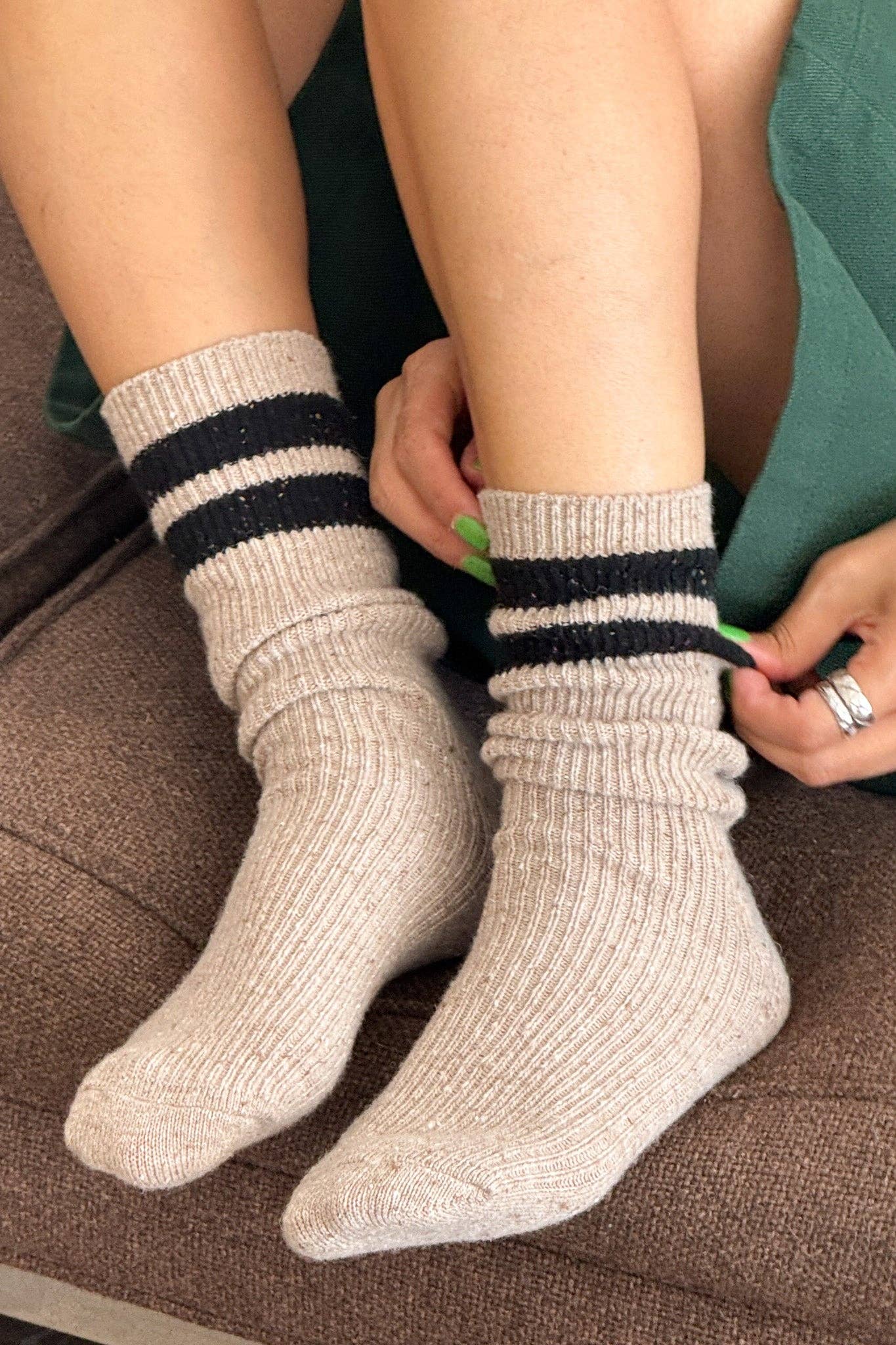 Snow Varsity Socks | Various Colours